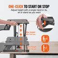 Standing Desk Converter 800mm Two-Tier Adjustable 140-510mm