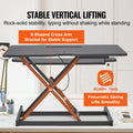 Standing Desk Converter 800mm Two-Tier Adjustable 140-510mm