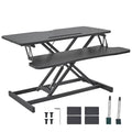 Standing Desk Converter 800mm Two-Tier Adjustable 140-510mm