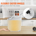 Ingredient Storage Bin 2x15L Dispenser Airtight Lid Measuring Cups
