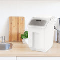 Ingredient Storage Bin 2x15L Dispenser Airtight Lid Measuring Cups