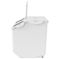 Ingredient Storage Bin 2x15L Dispenser Airtight Lid Measuring Cups