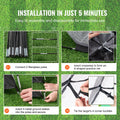 Golf Net 10x7ft Practice Hitting Aid Indoor Outdoor With Mats Balls
