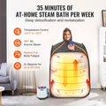 Portable Steam Sauna Tent 1000W 80x80x100cm Weight Loss Detox