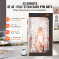 Portable Steam Sauna Tent 1000W Full Size 880x880x1600mm Chair