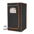 Portable Steam Sauna Tent 1000W Full Size 880x880x1600mm Chair