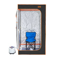 Portable Steam Sauna Tent 1000W Full Size 880x880x1600mm Chair