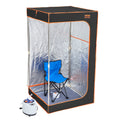 Portable Steam Sauna Tent 1000W Full Size 880x880x1600mm Chair