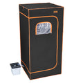 Portable Steam Sauna Tent 2000W Full Size Chair 880x880x1780mm