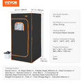 Portable Steam Sauna Tent 2000W Full Size Chair 880x880x1780mm