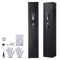 Gun Safe, Heavy Duty Cold-Rolled Steel Fireproof Rifle Cabinet with Digital Keypad & Key, Large Long Gun Cabinet with Magazine and LED Lighting, Adjustable Racks for Rifles, Pistols, Shotgun