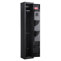 Gun Safe, Heavy Duty Cold-Rolled Steel Fireproof Rifle Cabinet with Digital Keypad & Key, Large Long Gun Cabinet with Magazine and LED Lighting, Adjustable Racks for Rifles, Pistols, Shotgun