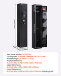 Gun Safe Heavy Duty Fireproof Rifle Cabinet Digital Keypad LED 80 Char