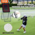 Lacrosse Rebounder 3x8ft Volleyball Baseball Pitchback Net Black
