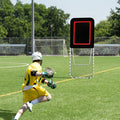 Lacrosse Rebounder 3x8ft Volleyball Baseball Pitchback Net Black