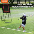 Folding Lacrosse Rebounder 3x4ft Volleyball Pitchback Baseball Net Black