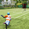 Folding Lacrosse Rebounder 3x4ft Volleyball Pitchback Baseball Net Black