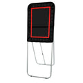 Folding Lacrosse Rebounder 3x4ft Volleyball Pitchback Baseball Net Black