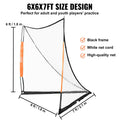 Lacrosse Goal 1.8m x 1.8m Fiberglass Portable Net Carry Bag