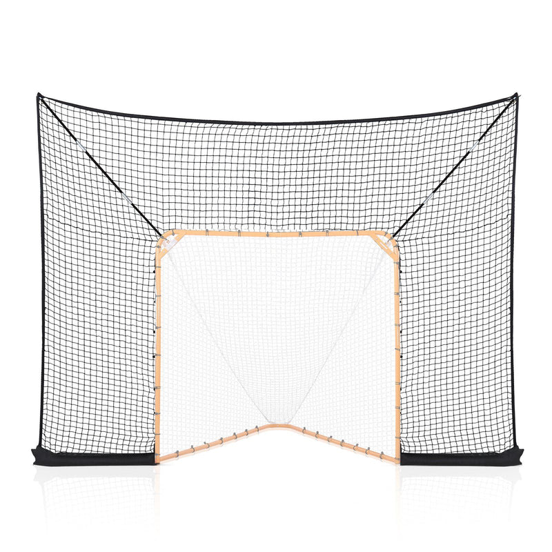 Hockey Lacrosse Goal Backstop Net 12x9ft Quick Setup Training