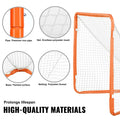 Lacrosse Goal 1.2x1.2m Folding Portable Net Iron Frame Carry Bag