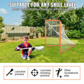 Lacrosse Goal 1.2x1.2m Folding Portable Net Iron Frame Carry Bag
