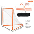 Lacrosse Goal 1.2x1.2m Folding Portable Net Iron Frame Carry Bag