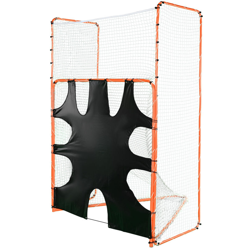 Lacrosse Goal 3.7m x 2.7m Net Steel Frame Backstop Target Training