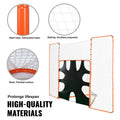 Lacrosse Goal 3.7m x 2.7m Net Steel Frame Backstop Target Training