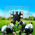 Lacrosse Goal 3.7m x 2.7m Net Steel Frame Backstop Target Training
