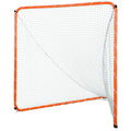 Lacrosse Goal 6x6 Steel Frame Portable Orange Net Carry Bag