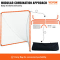 Lacrosse Goal 6x6 Steel Frame Portable Orange Net Carry Bag