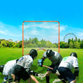 Lacrosse Goal 6x6 Steel Frame Portable Orange Net Carry Bag