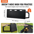 Soccer Rebounder Board 100x40cm 2 Angles Foldable HDPE Training