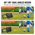 Soccer Rebounder Board 100x40cm 2 Angles Foldable HDPE Training