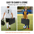 Soccer Rebounder Board 100x40cm 2 Angles Foldable HDPE Training
