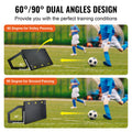 Soccer Rebounder Board 115x45cm Foldable 2 Angles HDPE Training