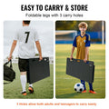 Soccer Rebounder Board 115x45cm Foldable 2 Angles HDPE Training