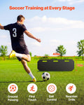 Soccer Rebounder Board 1000x300mm HDPE Kick Back Trainer 3 Angles