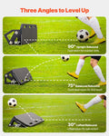 Soccer Rebounder Board 1000x300mm HDPE Kick Back Trainer 3 Angles