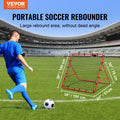 Soccer Rebounder Net 100x100cm Adjustable Angles Football Training