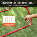Soccer Rebounder Net 100x100cm Adjustable Angles Football Training