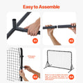 Soccer Rebounder 6x4FT Double-Sided Training Net Equipment