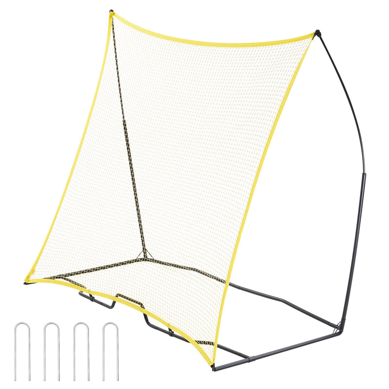 7x7FT Soccer Rebounder Portable Soccer Trainer Net with Portable Bag