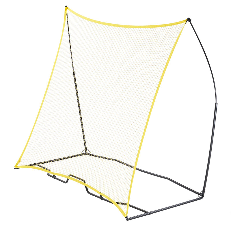 Soccer Rebounder Net 7x7FT Portable Trainer with Bag