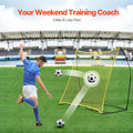 Soccer Rebounder Net 7x7FT Portable Trainer with Bag