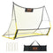 Soccer Rebounder Net 2-IN-1 Iron Portable Football Training Equipment