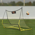 Soccer Rebounder Net 2-IN-1 Iron Portable Football Training Equipment