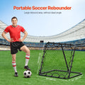 Soccer Rebounder Net 34x34 Portable Football Training Kickback