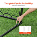 Soccer Rebounder Net 34x34 Portable Football Training Kickback